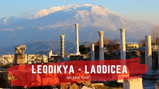 Leodikya Antik Kenti Yürüyüş Turu 4K Denizli VisitTurkey WalkTurkey [upl. by Rehtul872]