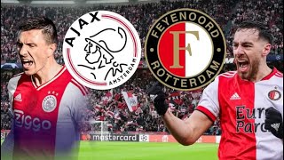 AJAX AMSTERDAM VS FEYENOORD ROTTERDAM LIVE MET DE VOETBALCOMMENTATOR 768 [upl. by Emixam918]