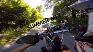 Husqvarna 701 WHEELIES   Valenti sm 50 amp HM 50  summer vibes 2016 [upl. by Enirbas]