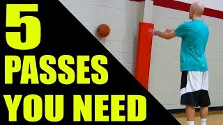 How To Pass A Basketball Better Basketball Basics Tips Skills amp Drills [upl. by Ttenrag]