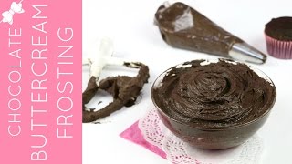 How To Make THE BEST Chocolate Buttercream Frosting  Lindsay Ann Bakes [upl. by Cirdes]