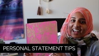 2018 PTCAS PERSONAL STATEMENT TIPS [upl. by Booth]