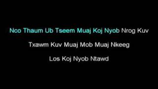 Tseem Nco Instrumental Lyric [upl. by Kaslik]