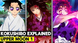 THE HASHIRA KILLER UPPER MOON 1 KOKUSHIBO EXPLAINED  Demon Slayer Kimetsu no Yaiba [upl. by Anny]