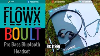 Budget Bluetooth Earphone 2020  Boult Audio ProBassFlowX Bluetooth Headset  Data Dock [upl. by Infeld]