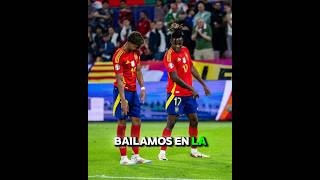 🎶Canción quotBailamos en la Euroquot ⚽  Lamine Yamal y Nico Williams brillando juntos en Eurocopa 2024🌟🔥 [upl. by Neelyam723]