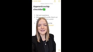 Applying for an apprenticeship in the UK  Your checklist [upl. by Lletnuahs630]