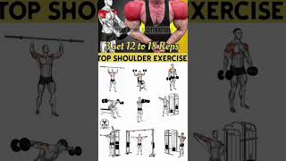 how to grow shoulders workout Top 9 Shoulder Exercises shoulder workout  dumbbell shoulder press [upl. by Nilsoj]