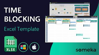 Time Blocking Template  Your Schedule Planner in Excel [upl. by Nossila]