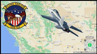 Military Aviation Audio Over Central California  March 5 2024 [upl. by Ttennaj220]