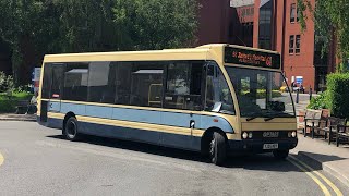 beast Yorkshire buses Optare Solo YJ05 WBY route 61 [upl. by Downall]