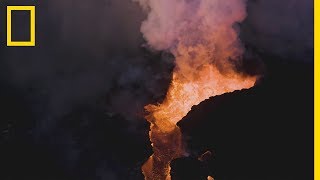 Limpressionnante éruption du volcan Kilauea à Hawaï [upl. by Liebman]