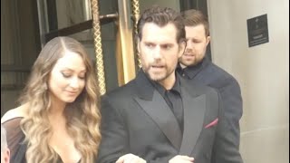 Henry Cavill and GIRLFRIEND head to The Witcher Premiere in London Season 3 [upl. by Efeek638]