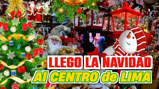 NAVIDAD en el CENTRO de LIMA  Romer Ventura [upl. by Aikin566]