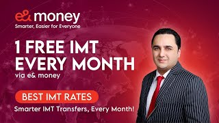 Podcast Send 1 FREE International Transfer Monthly with eamp money – Fast amp Easyquot [upl. by Ayalahs]