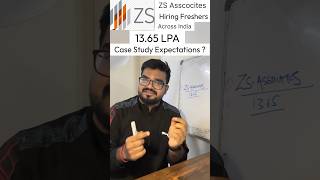 ZS Associates Hiring Freshers know Case study Expectations zsassociates zs freshersjobs [upl. by Attenwad]