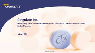 Cingulate Inc NASDAQ CING Webcast  Planet MicroCap Showcase VEGAS 2024 [upl. by Standish]