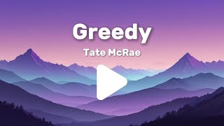 Tate McRae  greedy  Lyrics  Letra [upl. by Elag198]