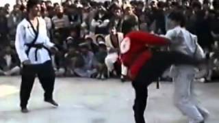 Very Rare Fight Kung Fu vs TaeKwonDo Master Eshan Shafiq [upl. by Bourke]