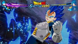 DRAGON BALL Sparking ZERO  Infinite Blue Evolution SSBE Transformation Update Gameplay [upl. by Otsuj]