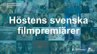 Höstens svenska filmpremiärer 2024 – live från Filmhuset [upl. by Ver]