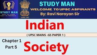 Salient Features Of Indian Society Part 5UPSC Mains Exam GS Paper 1Diversity in India [upl. by Auhsoj]