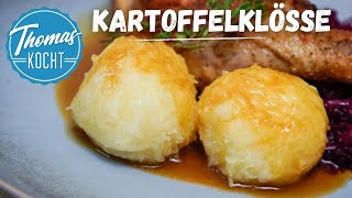 Kartoffelklöße selber machen  aus rohen Kartoffeln [upl. by Hoshi]