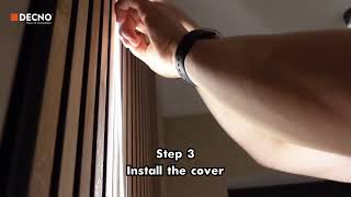 Installing LED Light Strips On Fluted Acoustic Panels [upl. by Anewor]