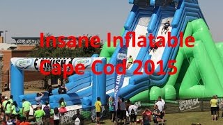 Insane Inflatable 5k  All Obstacles  Cape Cod 2015  Wicked Fun [upl. by Zetroc]