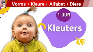 Les 4 Vorms  Kleure  Alfabet  Diere kleuters lami afrikaans [upl. by Tadich]