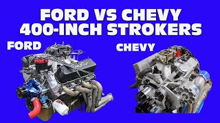 400 FORD VS 400 CHEVYTHE OTHER GUYS STROKER BATTLE HOW TO 600 HP 400INCH SMALL BLOCKS [upl. by Lewanna]