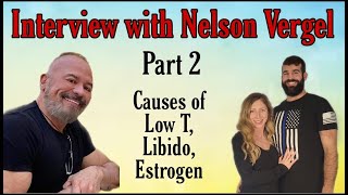 Interview with Nelson Vergel Pt 2 CAUSES OF LOW T LIBIDO ESTROGEN AI USE HORMONE RATIOS [upl. by Martell]