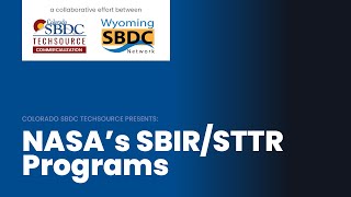 NASAs SBIR STTR Programs [upl. by Anik]