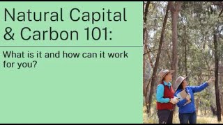 Natural Capital and Carbon Markets 101 in the Murray and Riverina  Lunch and Learn [upl. by Midas]