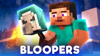 The Iceologer BLOOPERS  Alex and Steve Life Minecraft Animation [upl. by Arev]