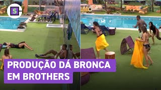 BBB 24 Produção dá bronca em brothers Saiam de perto do Big Fone [upl. by Lebiralc263]