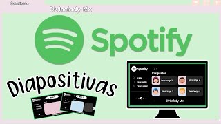 DIAPOSTIVAS ESTILO SPOTIFY  POWER POINT CREATIVO [upl. by Mchail]