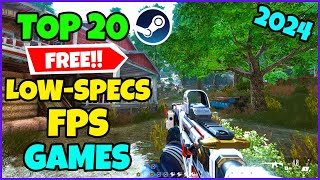 TOP 20 FREE FPS GAMES for Low End PCLaptop  2024 4GB RAM Intel HD Graphics [upl. by Enelloc]