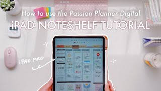 How to Use Noteshelf as a Digital Planner  iPad Edition [upl. by Lytsyrk]