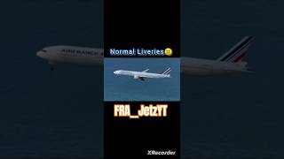 Normal Liveries😐 vs Special Liveries😎 plane airplane planegeek aeroplane crash aircraft [upl. by Schlessel]