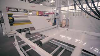 Coextrusion Line for PS and PP thermoforming sheets [upl. by Nala]