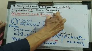 Video 12 Ald amp Ket Preparation  61 amp 62  From Benzene [upl. by Esdnil202]