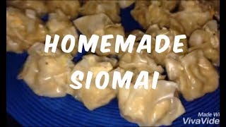 Homemade Siomai  Easy recipe  NEGOSYO RECIPE [upl. by Lanfri]