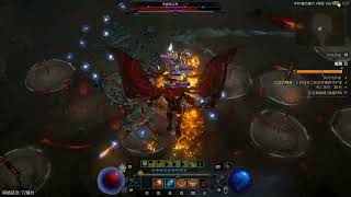 Diablo 4 Season 4 World Second FS Firebolt Sorcerer Clear Tier 150 Pit  1456 [upl. by Nosittam]