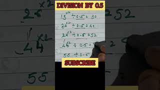 Division by 05 short shorts shortsfeed trending viral divisionwith05 maths education lrn [upl. by Enamrahs]