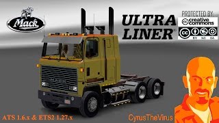 MACK ULTRALINER ATS amp ETS2 128x AND PREVIOUS VERSIONS [upl. by Sabian77]