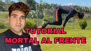 Tutorial del mortal al frente Frontflip  Diosdado Juarez [upl. by Lladnor219]