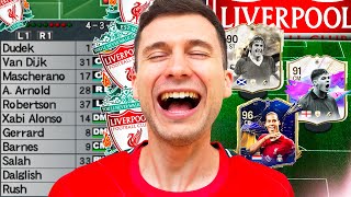 MONTEI O TIME LENDÁRIO DO LIVERPOOL NO EA FC 24 E JOGUEI A WL 🔥🔥 ULTIMATE TEAM [upl. by Notnef]