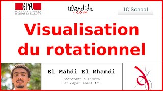 Visualisation du rotationnel rot  El Mahdi El Mhamdi [upl. by Aleet]