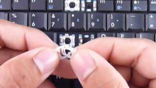 Replacement Keyboard Key Compaq Presario 1100 2100 2200  Fix Your Laptop Installation Repair Guide [upl. by Clymer614]